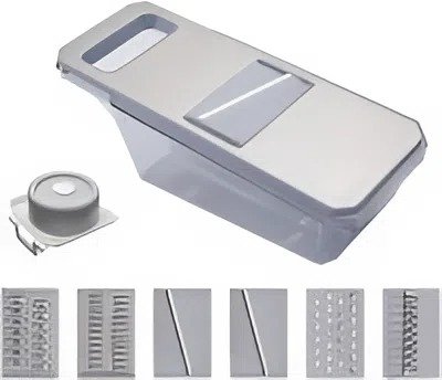 قطاعة خضار 6 في 1 بشفارات متعددة