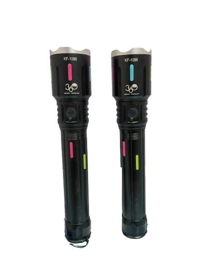 2 كشاف قوي مدى 2000 متر من 360 , KF-1086