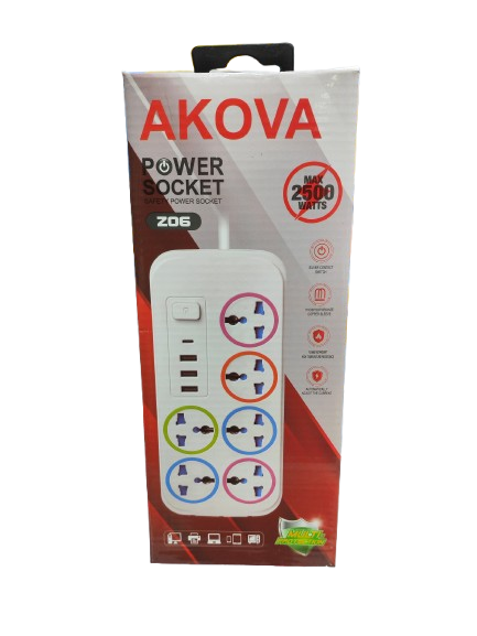 موزع كهرباء 2500 وات من AKOVA