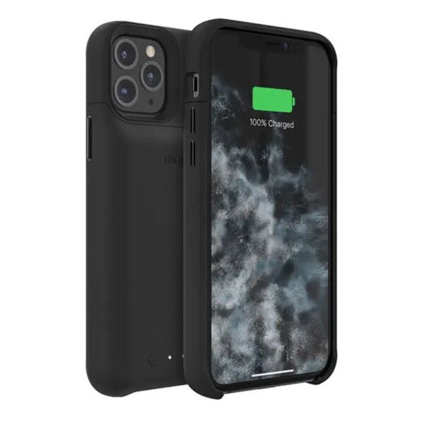 جراب بطارية Mophie Juice Pack لجهاز iPhone 11 Pro باللون الأسود