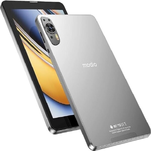 تابلت موديو M123 8 انش اندرويد 8 جيجا رام 512 جيجا روم فضي، واي فاي