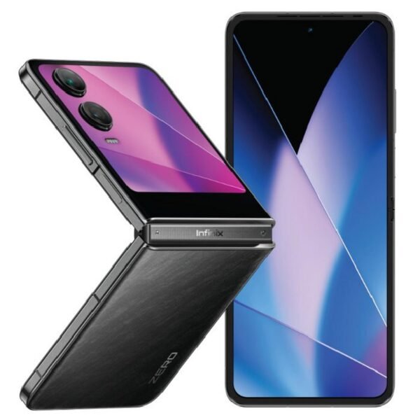 هاتف ذكي إنفينيكس زيرو فليب، 6.9 بوصة، 8 جيجابايت رام، 512 جيجابايت - أسود