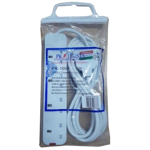 موزع كهرباء ثلاثي بطول 3 متر