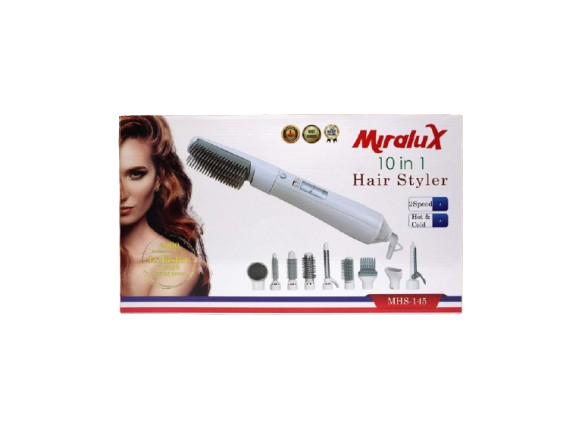 سشوار مصفف ومجفف للشعر 10 في 1 من ميرالوكس