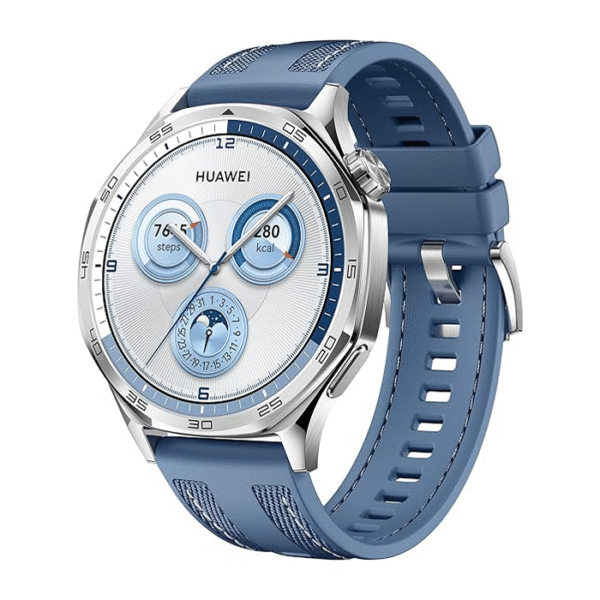 ساعة هواوي جي تي 5 الذكية مقاس 46 مم، VILI-B19W – أزرق